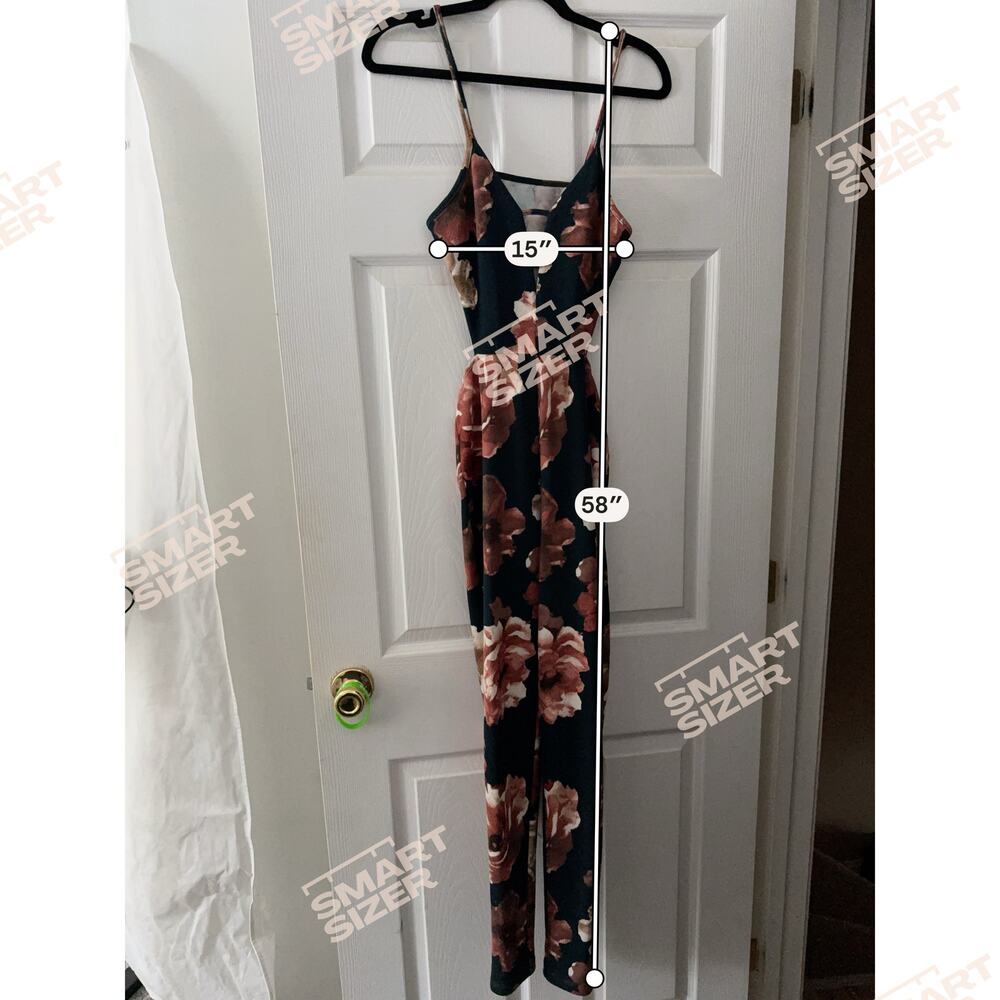 Floral Jump Suit By Glare Size Medium - Picture 3 of 6